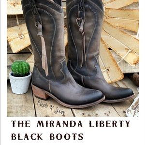 LIBERTY BLACK “The Miranda Boots” NWT 7.5